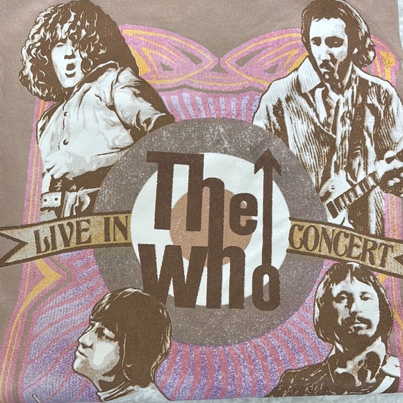 The Who Live in Concert Graphic Baby Tee - Picture 2 of 3